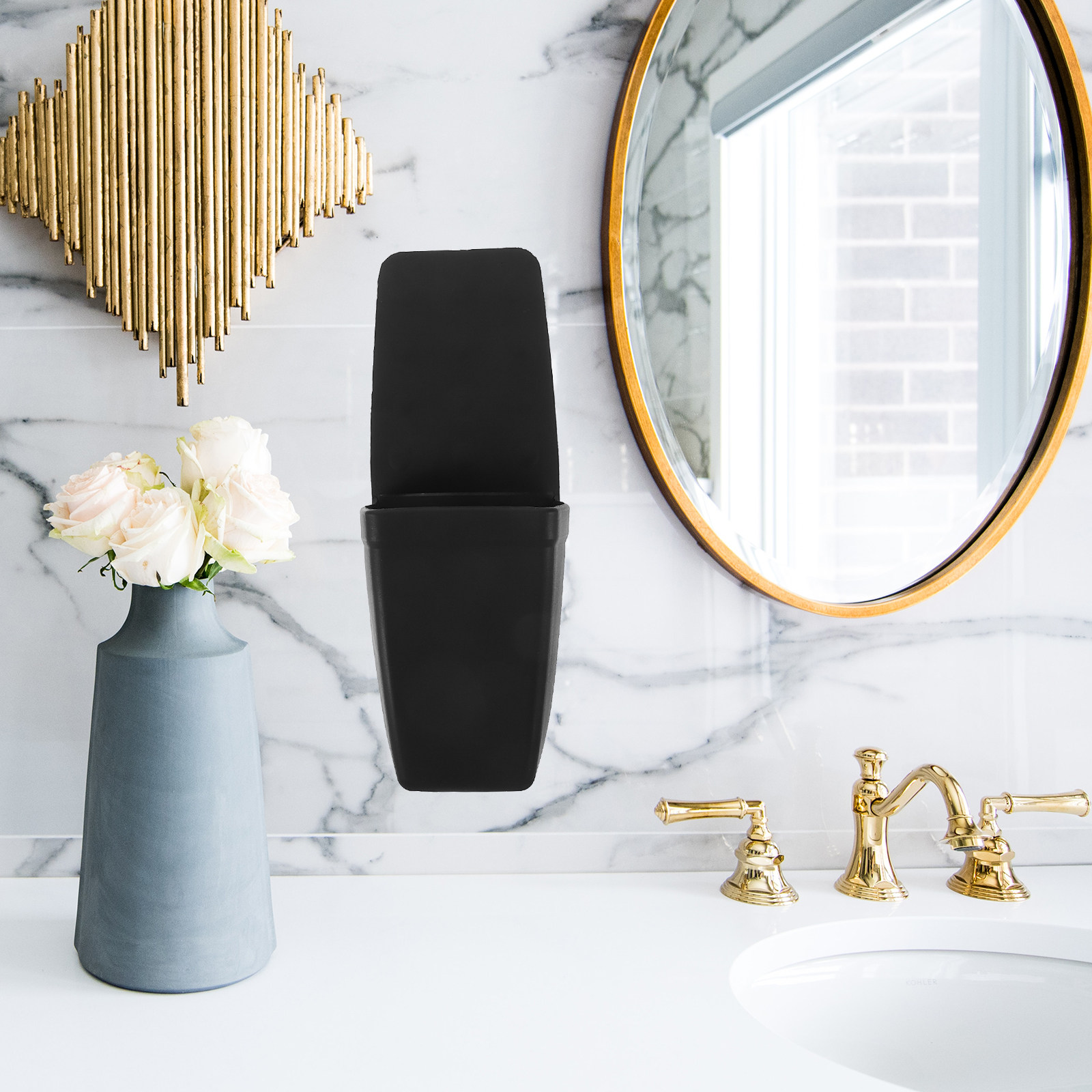 Hair Straightener - Veelzijdige zachte siliconen haarapparaat organizer wandhouder