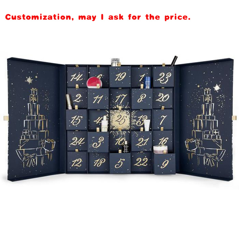 Beauty Makeup Advent Calendar - op maat. Luxe gepersonaliseerde aangepaste schoonheidsmake-up
