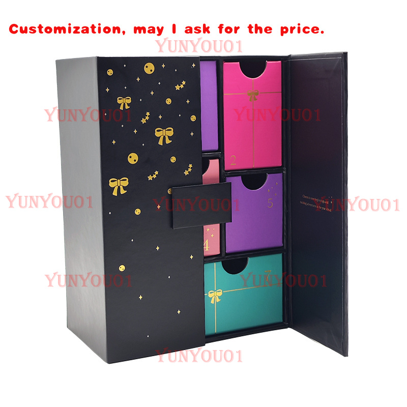 Beauty Makeup Advent Calendar - Aangepaste adventskalenderverpakking voor beauty, make-up, sieraden,