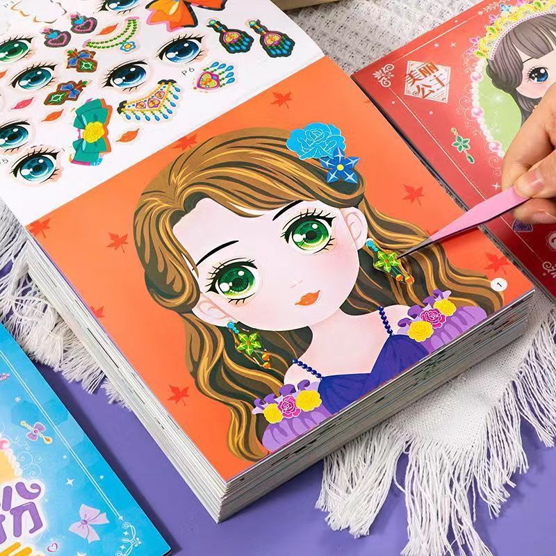 Prinsessen verkleed-stickerboe - Beauty Makeup Book recensie en prijs