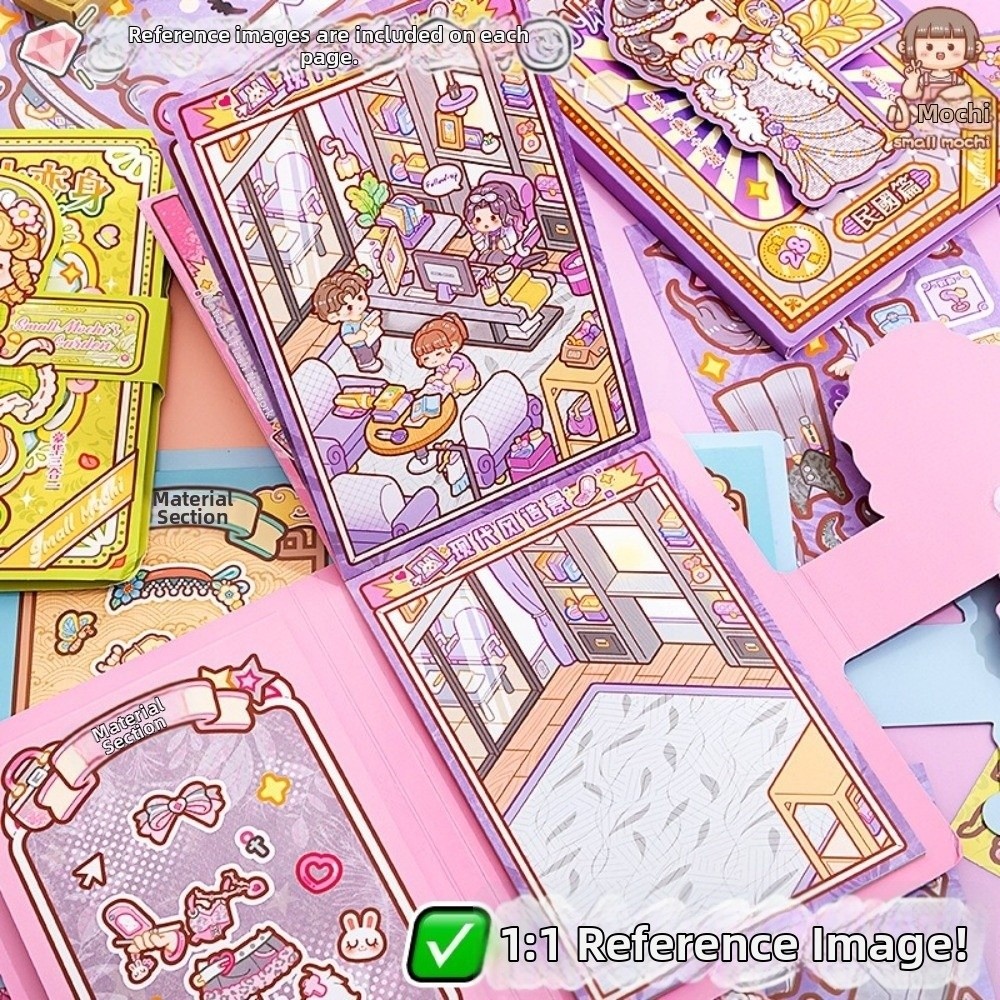 28 vellen cartoon-kleed-up-sti - Beauty Makeup Book recensie en prijs