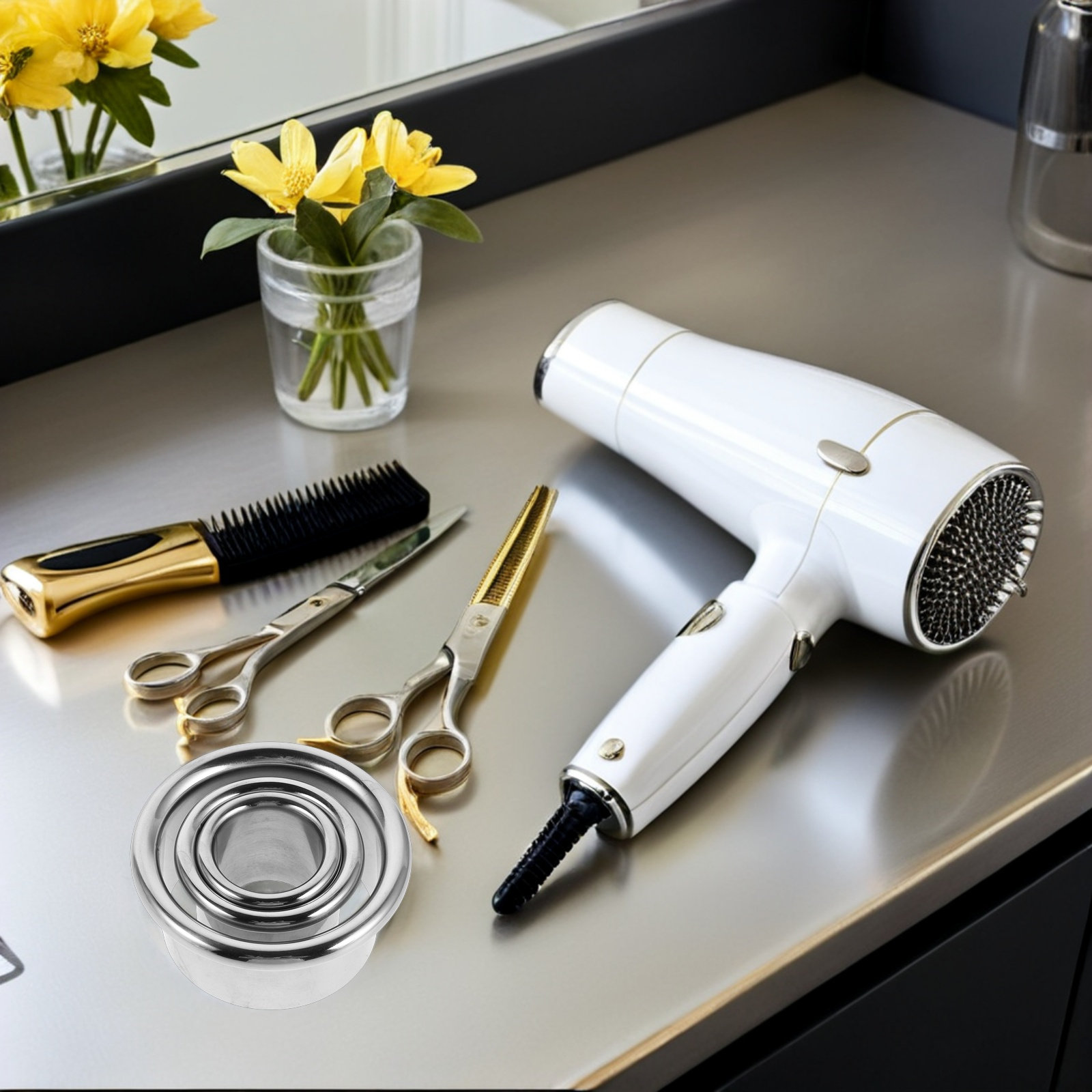 6 stuks haarföhnhouder, föhn,  - Hair Straightener recensie en prijs