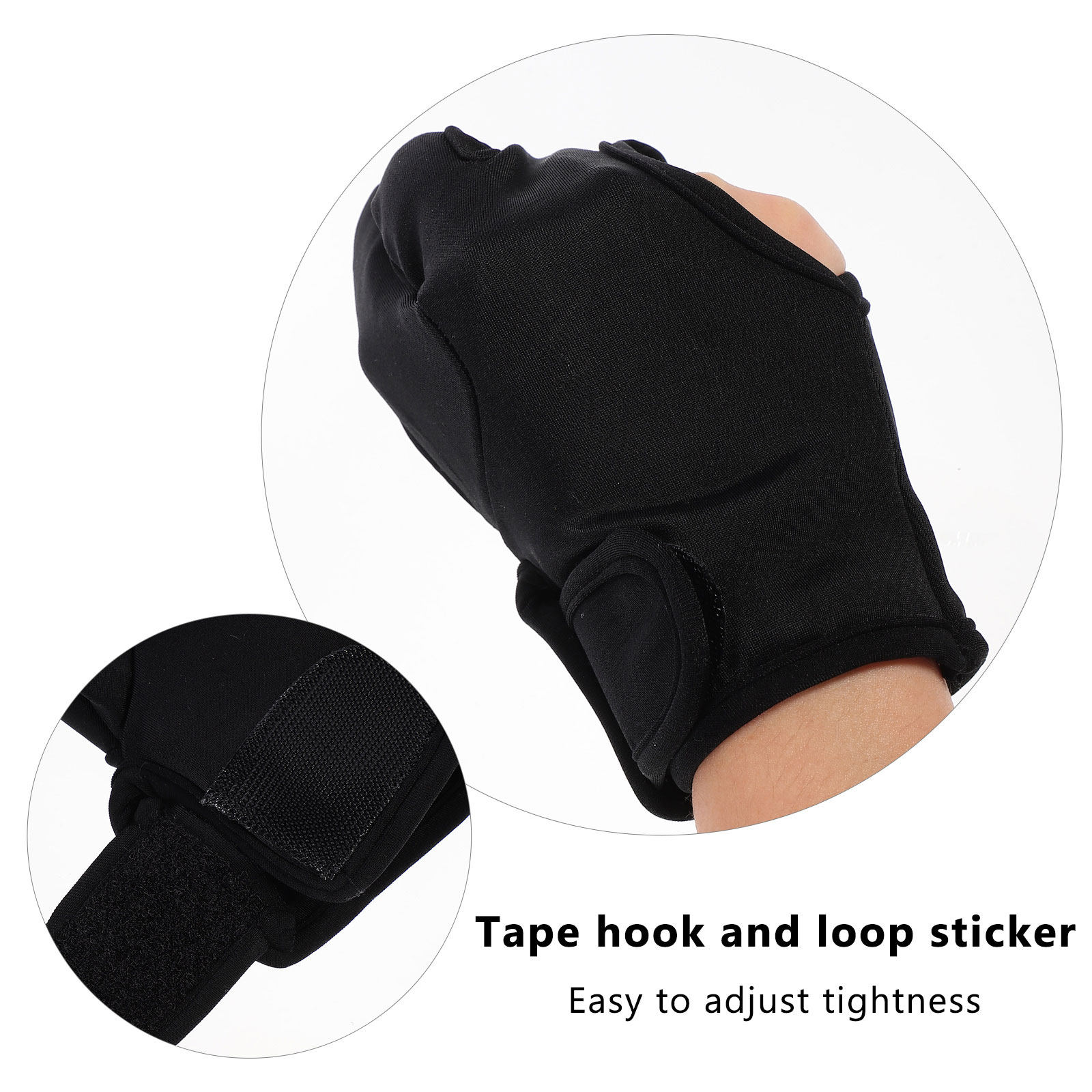 3-vinger kappershandschoen, zw - Hair Straightener recensie en prijs