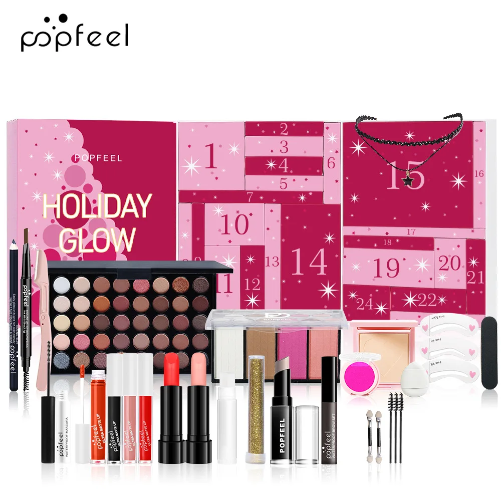 Kerst Countdown Make-up Set 24 - Beauty Makeup Advent Calendar recensie en prijs