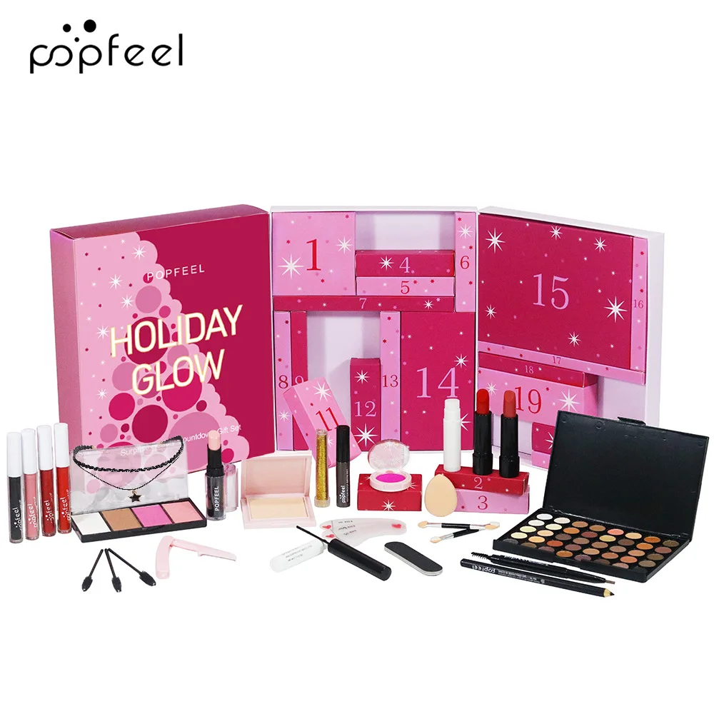 Kerst Countdown Make-up Set 24 - Beauty Makeup Advent Calendar recensie en prijs