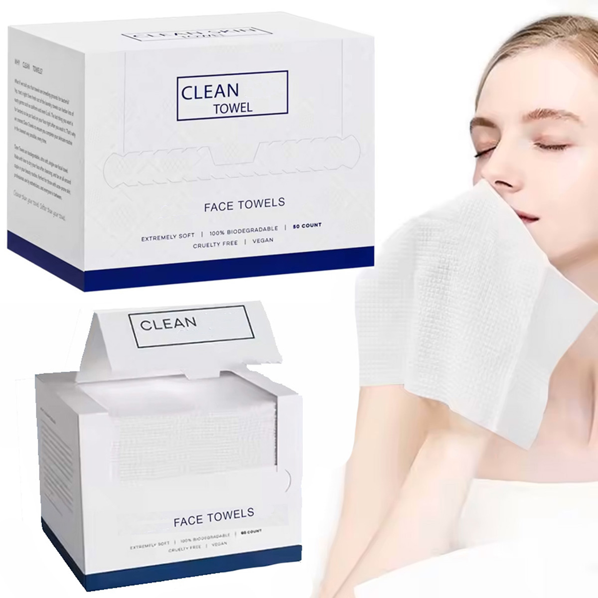 50 stuks/doos Wegwerp gezichts - Beauty Makeup Box recensie en prijs