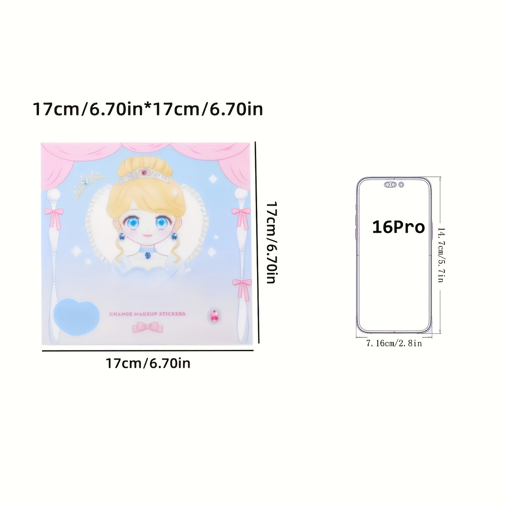 Prinsessen make-up stickers, d - Beauty Makeup Book recensie en prijs