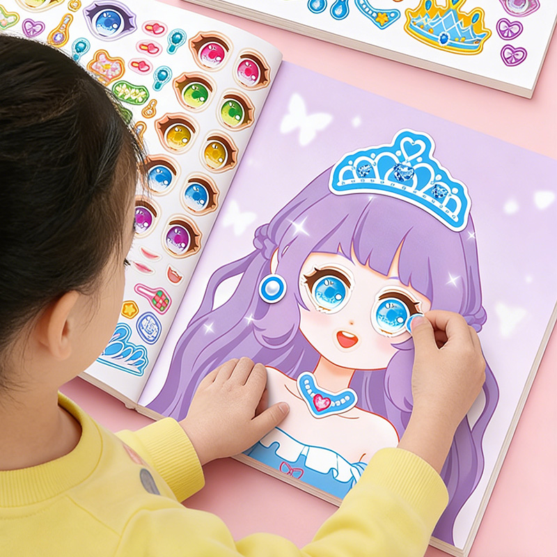 Prinsessen make-up stickers, d - Beauty Makeup Book recensie en prijs