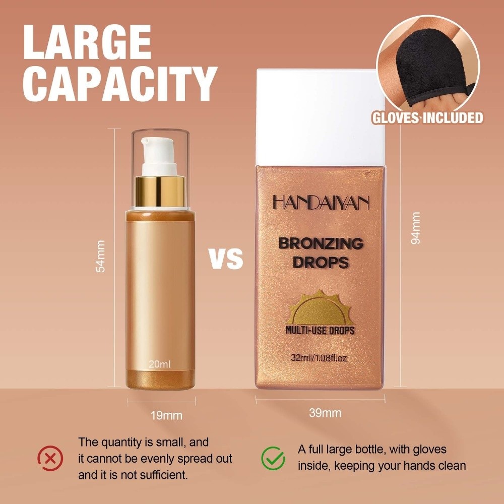 Parelmoer Glans Bronzer Vloeib - Body Shimmer Lotion recensie en prijs